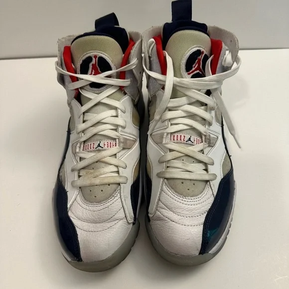 Nike Air Jordan Jumpam Two Trey DO1925 102 White/Navy-University Red Size 10